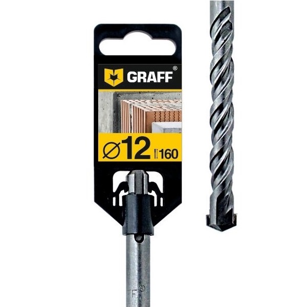 

Бур по бетону (12х100х160 мм; SDS-plus) GRAFF GSPD12160