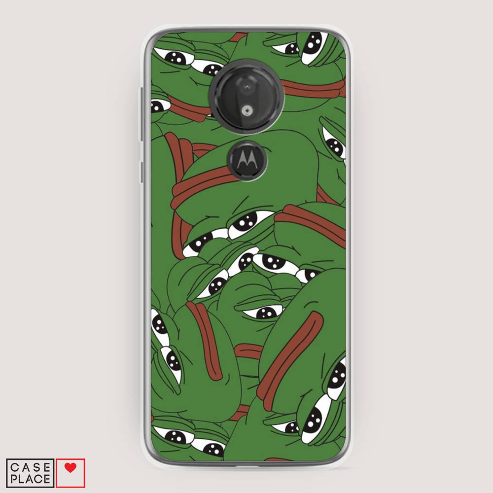 

Чехол Awog на Motorola Moto G7 Power / Моторола Мото G7 Power "Печальный frog", Разноцветный, 241350-9