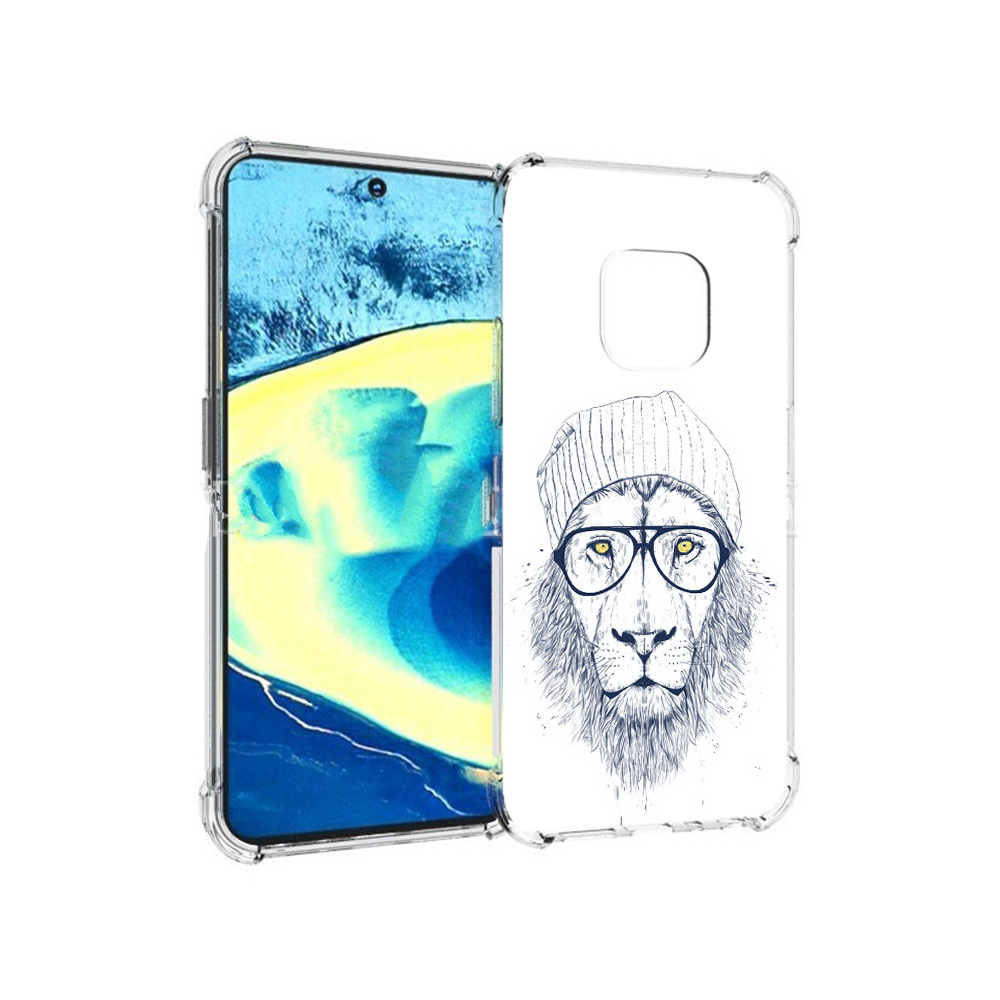 

Чехол MyPads Tocco для Nokia XR20 хиппи лев (PT161671.111.663), Прозрачный, Tocco