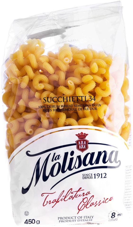 

Макароны La Molisana Succhietti №34 450 г