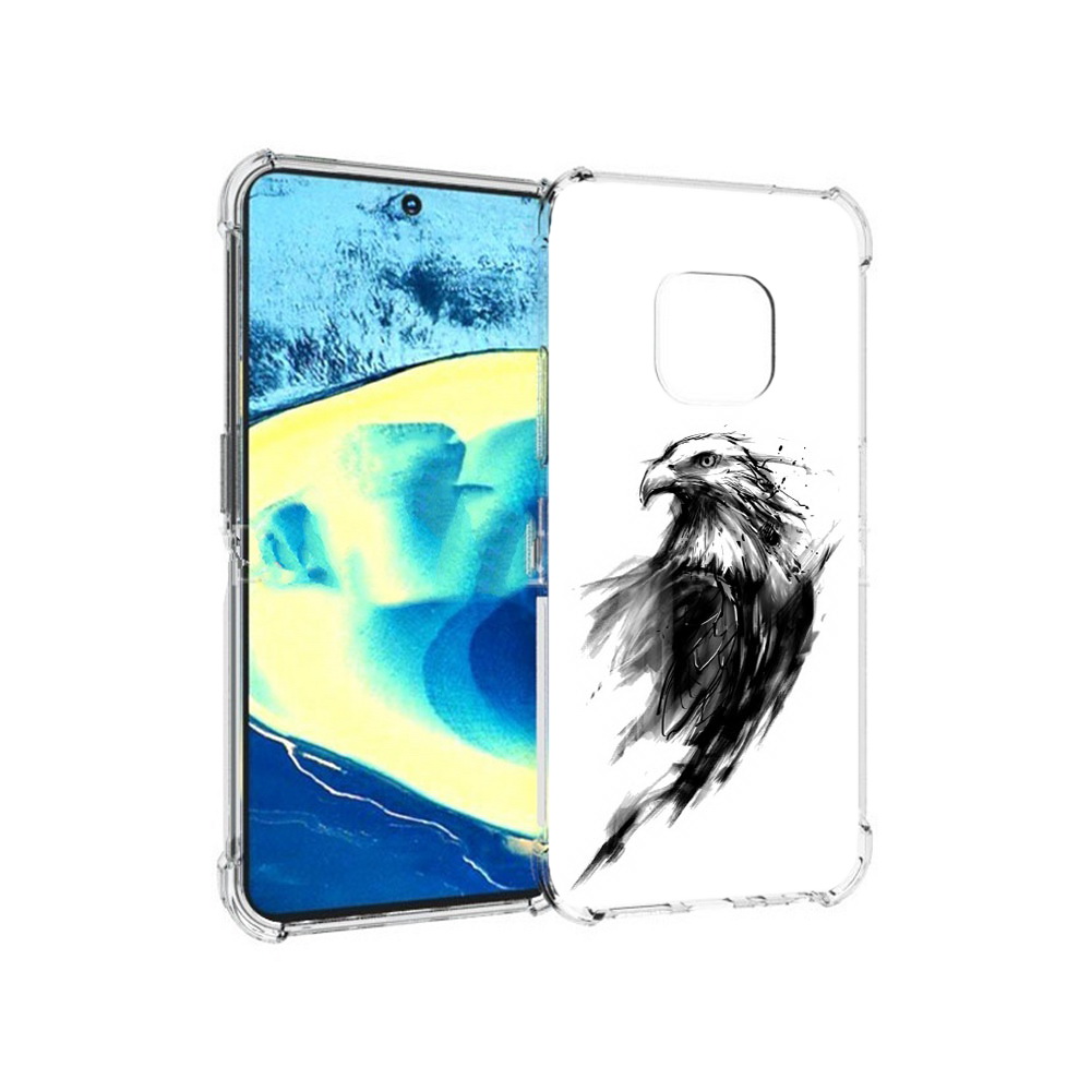 

Чехол MyPads Tocco для Nokia XR20 чб птица (PT161671.111.670), Прозрачный, Tocco