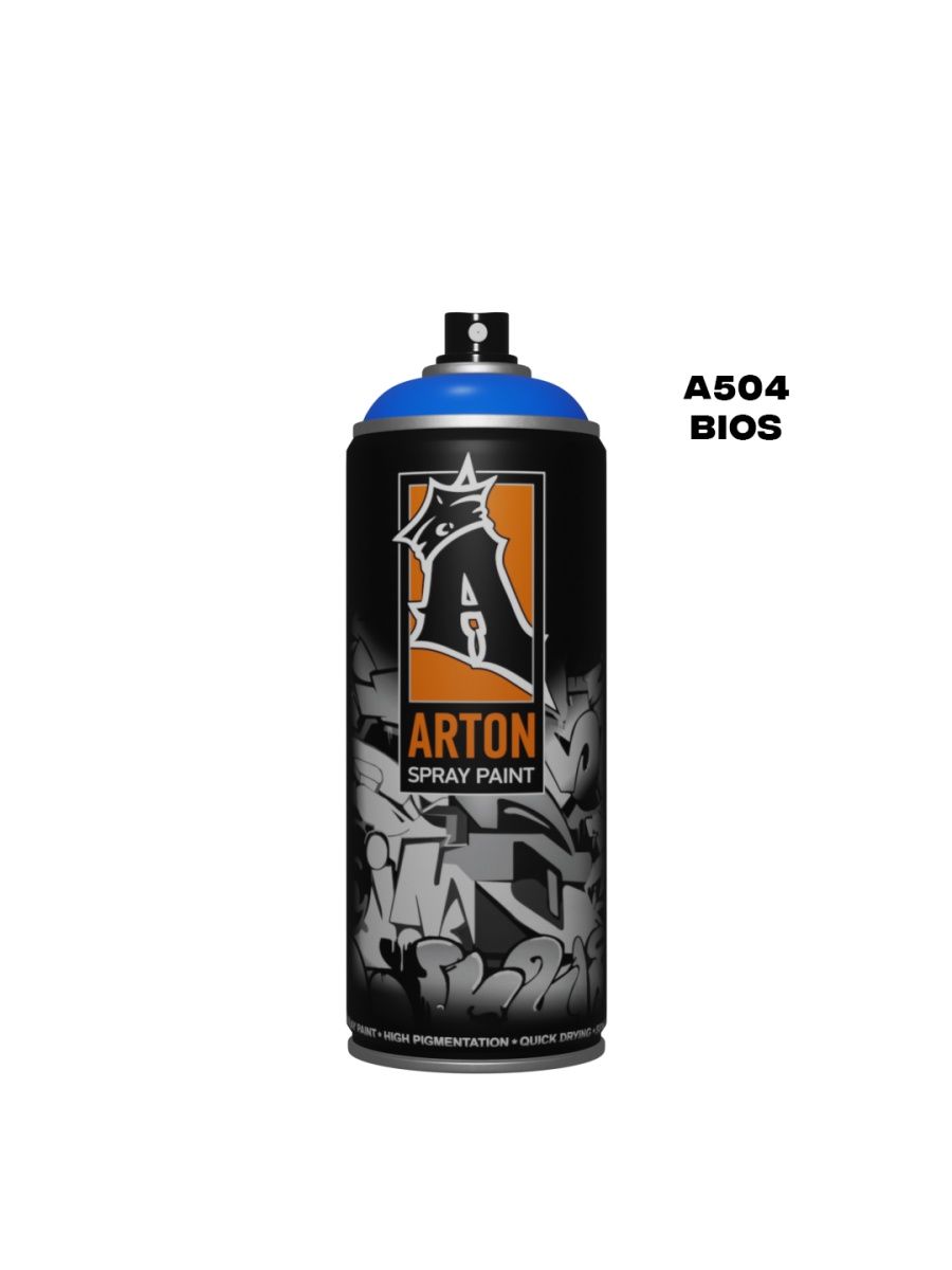 Аэрозольная краска Arton A504 Arton Bios 520 мл синяя аэрозольная краска monarca 15002 ral5002 520 мл синяя ультрамарин