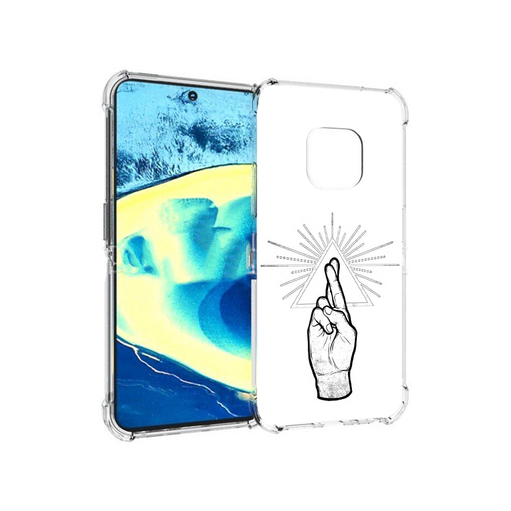 

Чехол MyPads Tocco для Nokia XR20 черно белая рука (PT161671.111.681), Прозрачный, Tocco