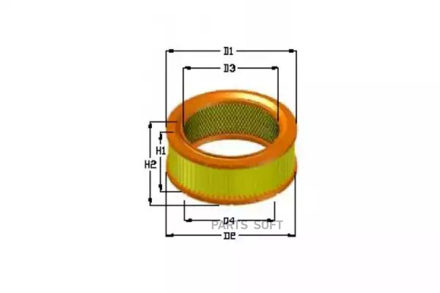 

Фильтр Воздушный C2736/2 Tecneco арт. AR256