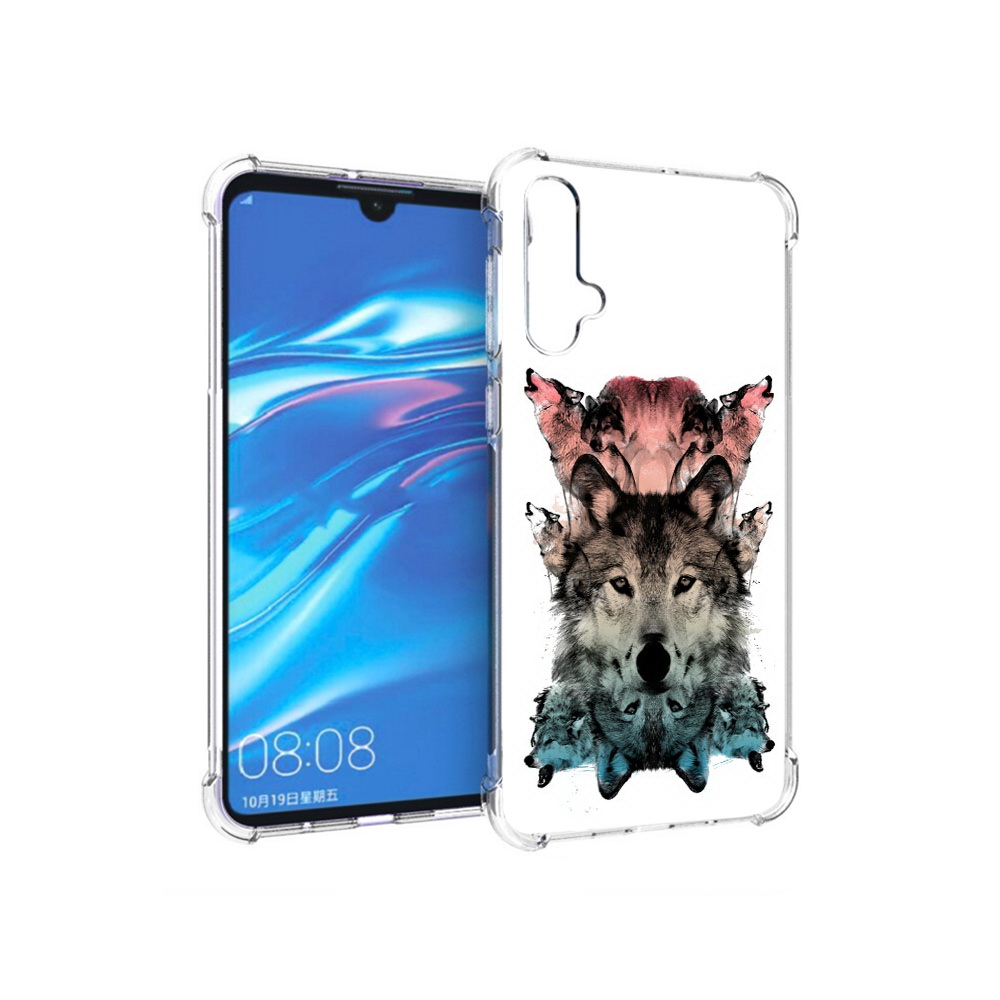

Чехол MyPads Tocco для Huawei Nova 5 стая, Прозрачный, Tocco