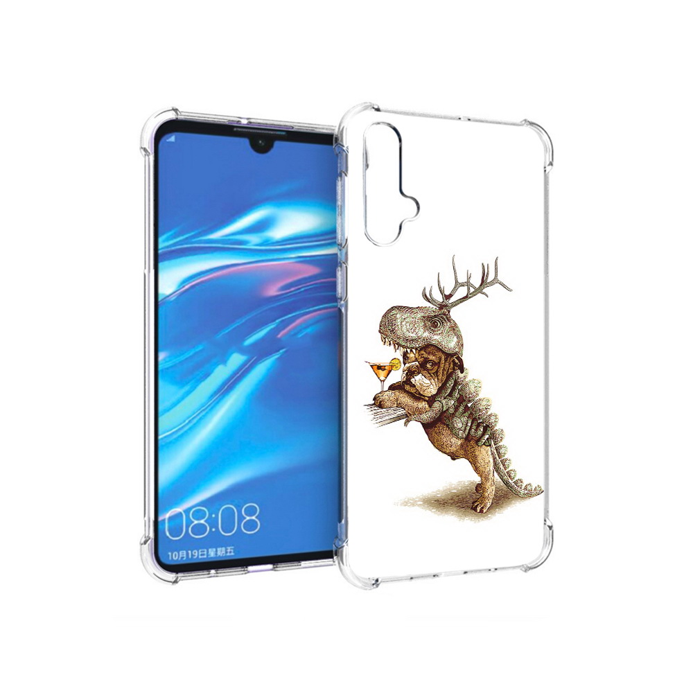 

Чехол MyPads Tocco для Huawei Nova 5 тематическая вечеринка, Прозрачный, Tocco