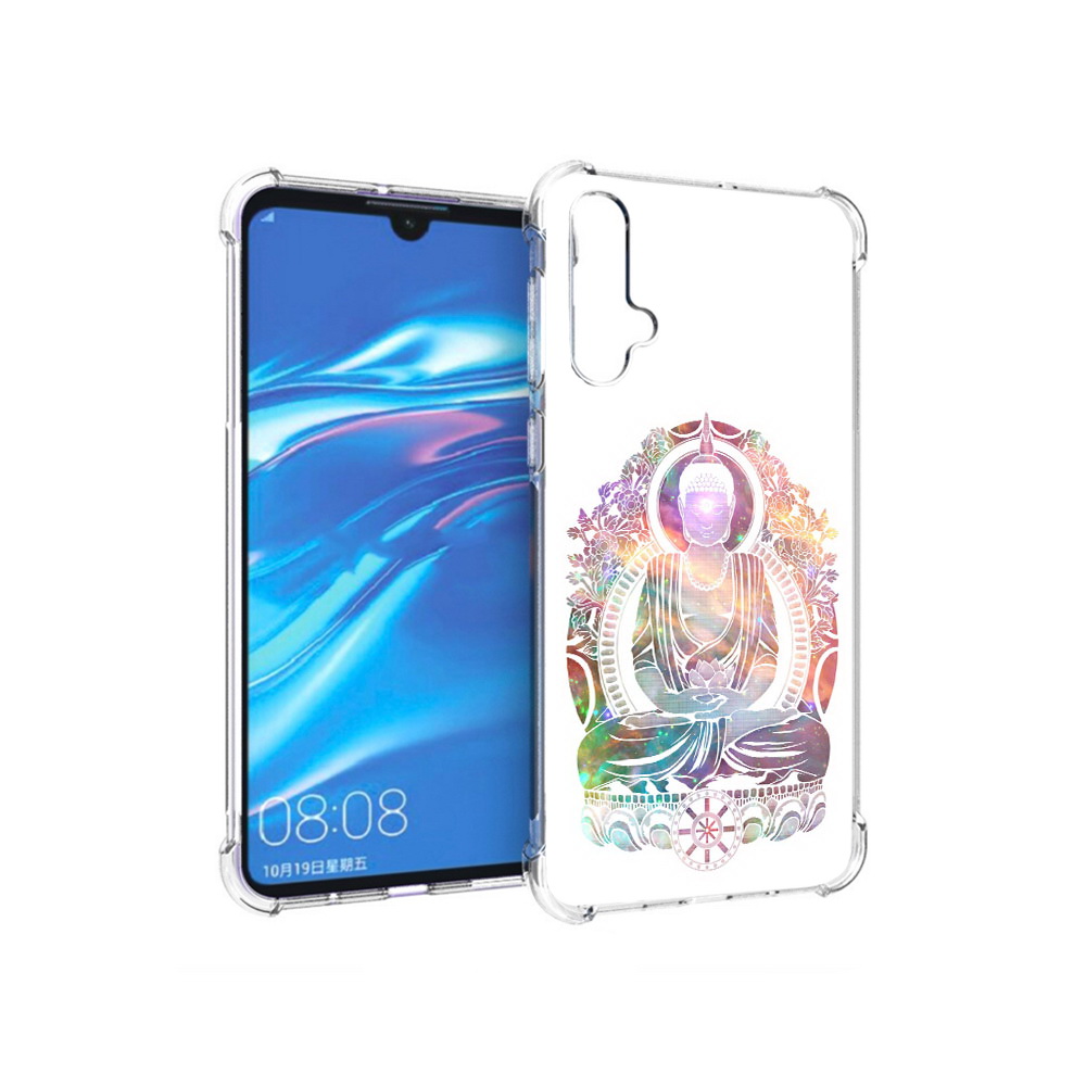 

Чехол MyPads Tocco для Huawei Nova 5 умный мужчина абстракция, Прозрачный, Tocco