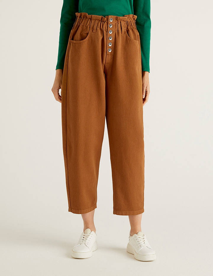 

Джинсы женские United Colors of Benetton 21A_4DUK57535 коричневые 25, 21A_4DUK57535