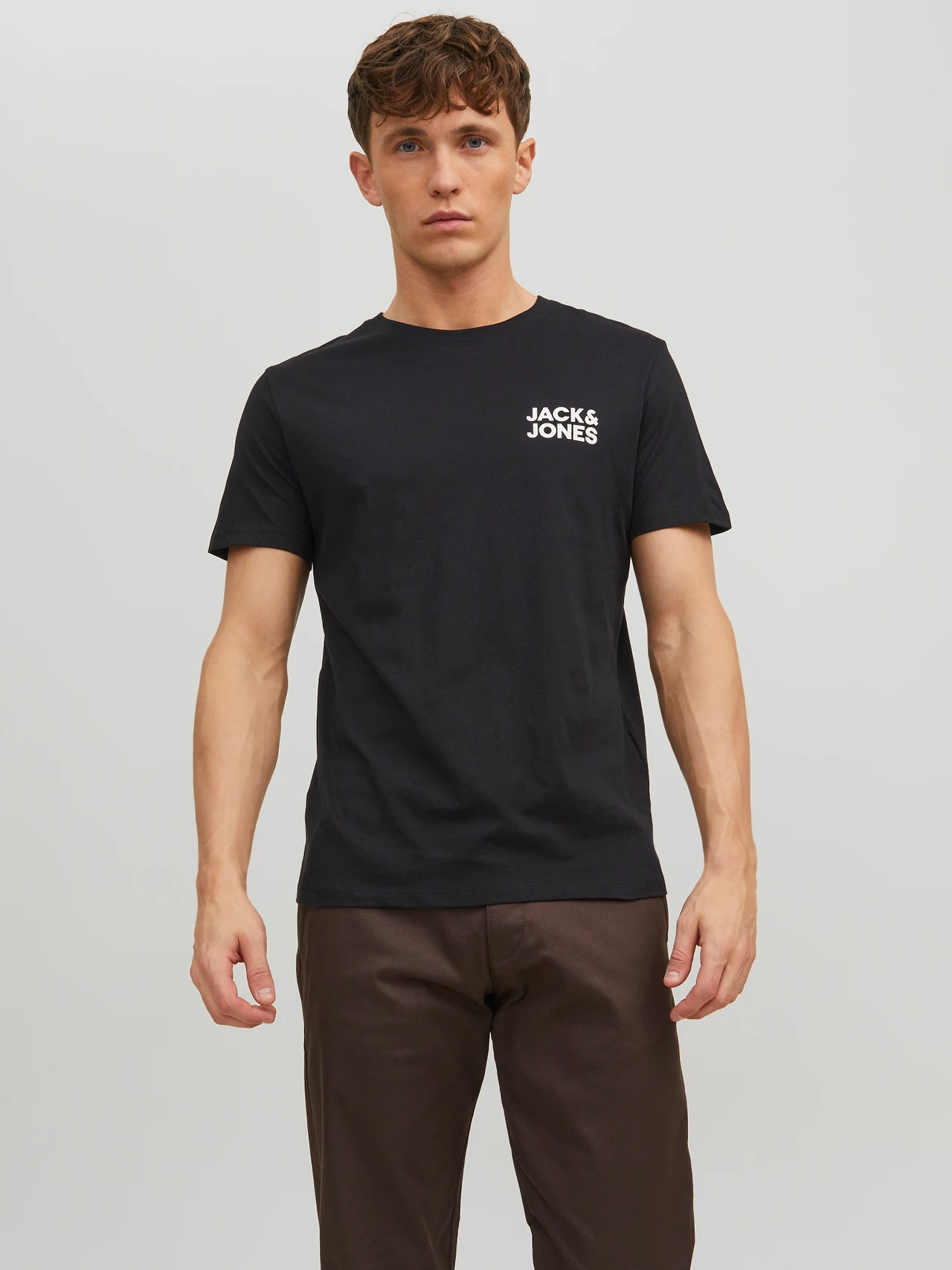 

Футболка мужская Jack & Jones 12151955 черная L, Черный, 12151955