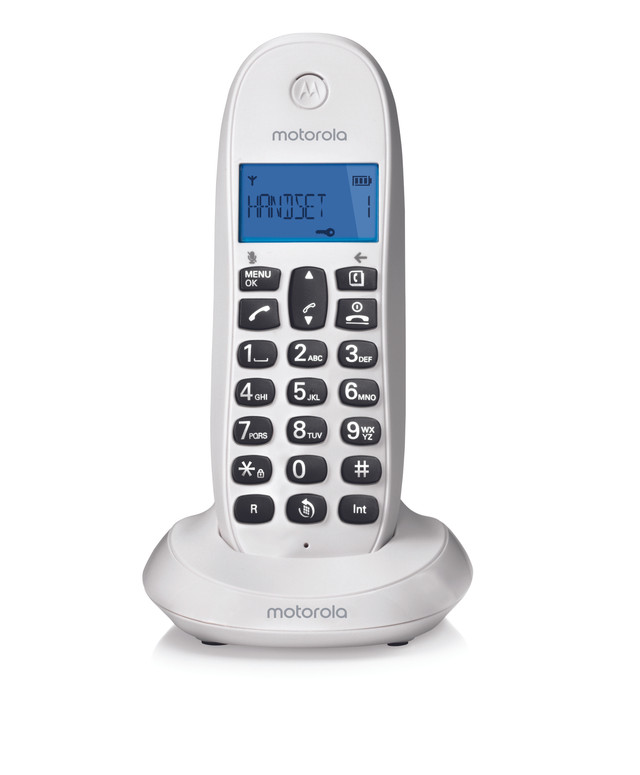 DECT телефон Motorola C1001LB+ белый