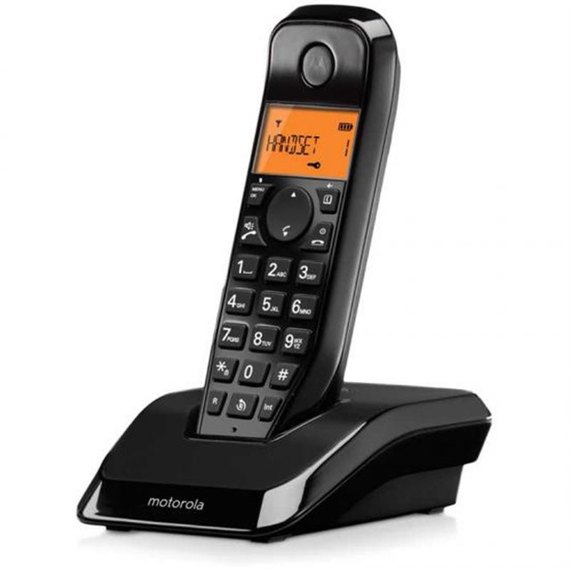 фото Dect телефон motorola s1201 черный