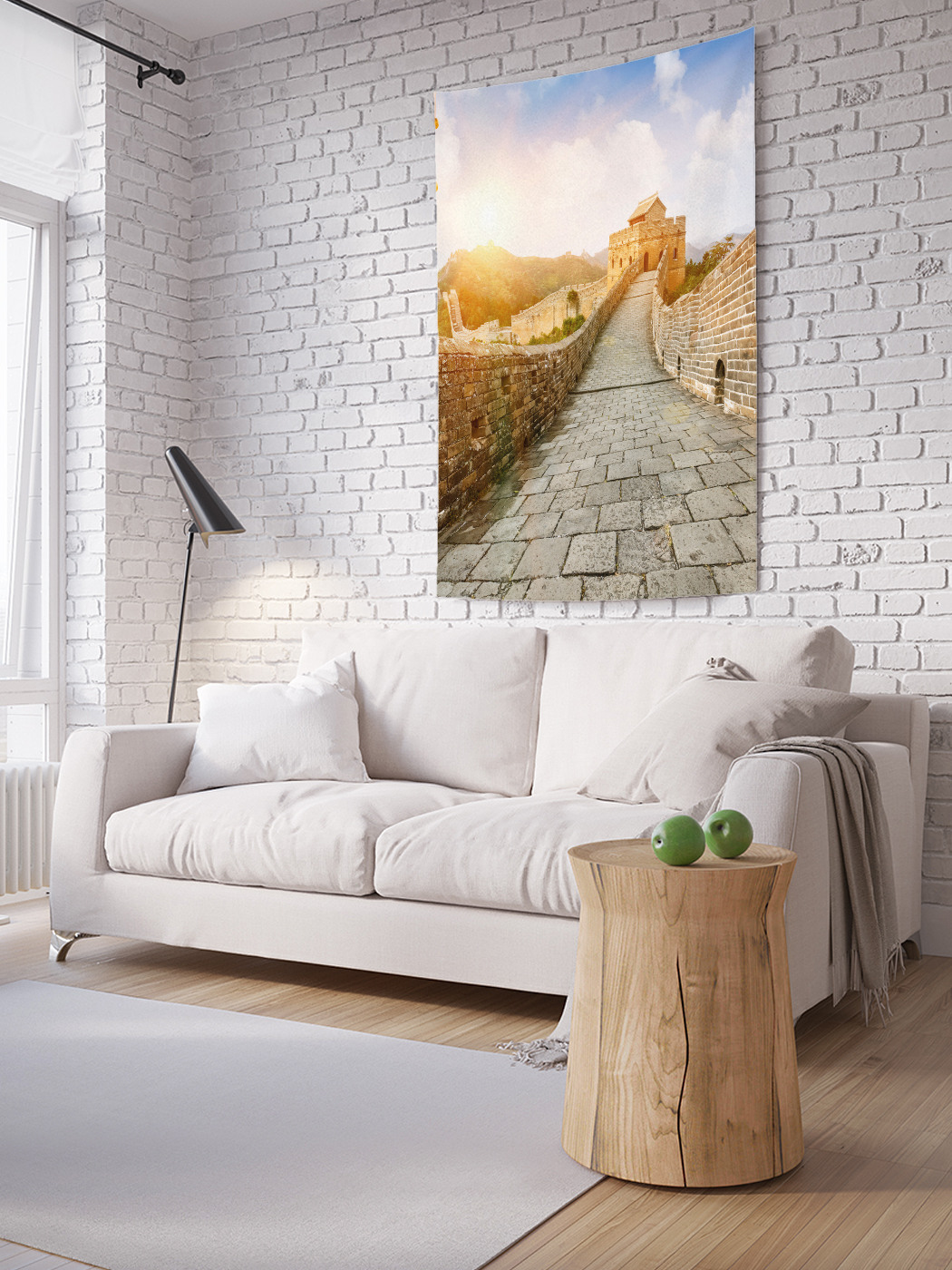 

Вертикальное фотопанно на стену JoyArty Дорога по Китайской стене 150x200 см, Дорога по Китайской стене