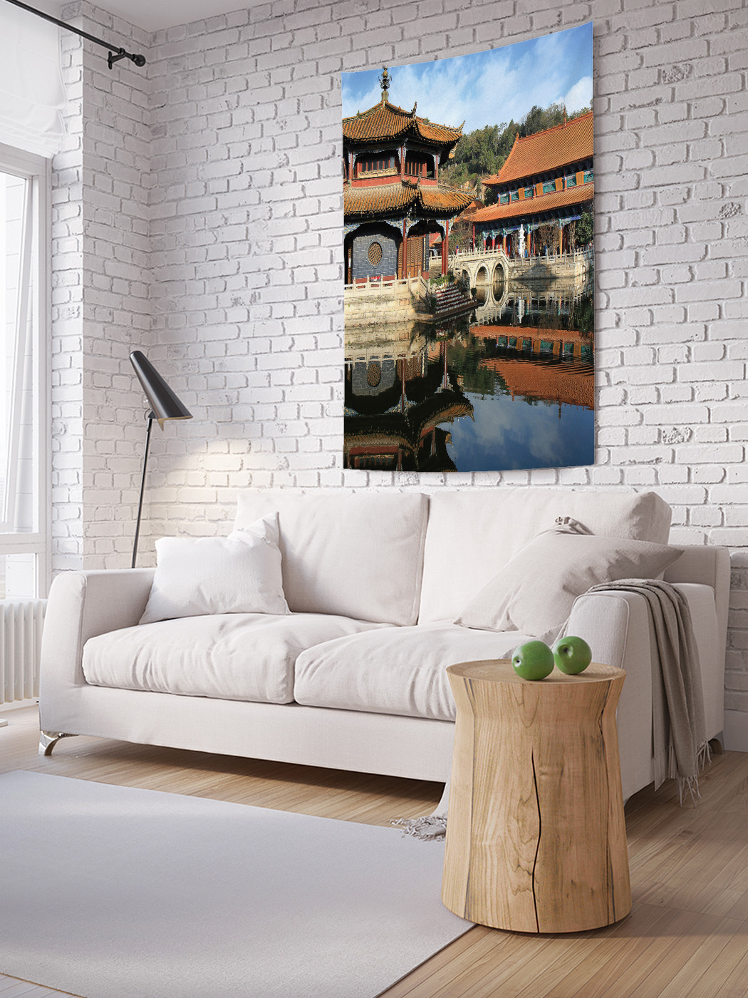 

Вертикальное фотопанно на стену JoyArty Китайские пагоды 150x200 см, Китайские пагоды