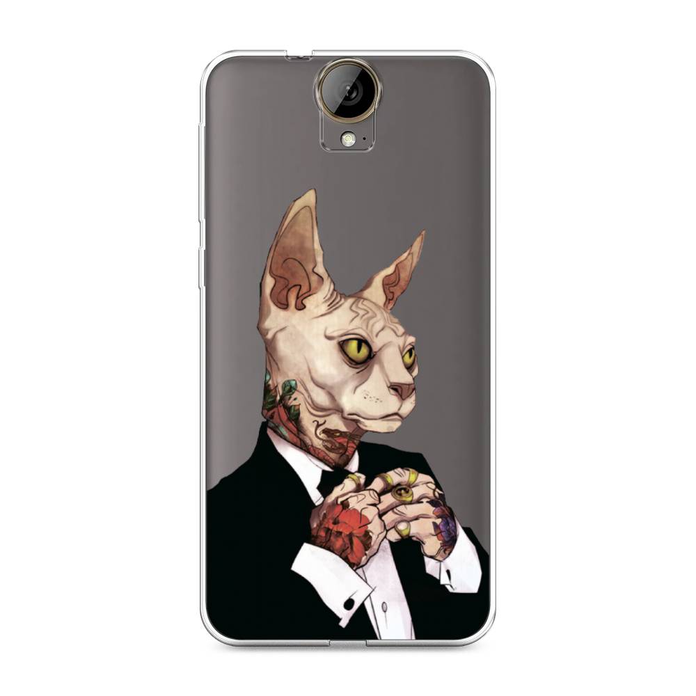 

Чехол Awog на HTC One E9 Plus "Татуированный сфинкс", Бежевый;черный;красный, 102250-7