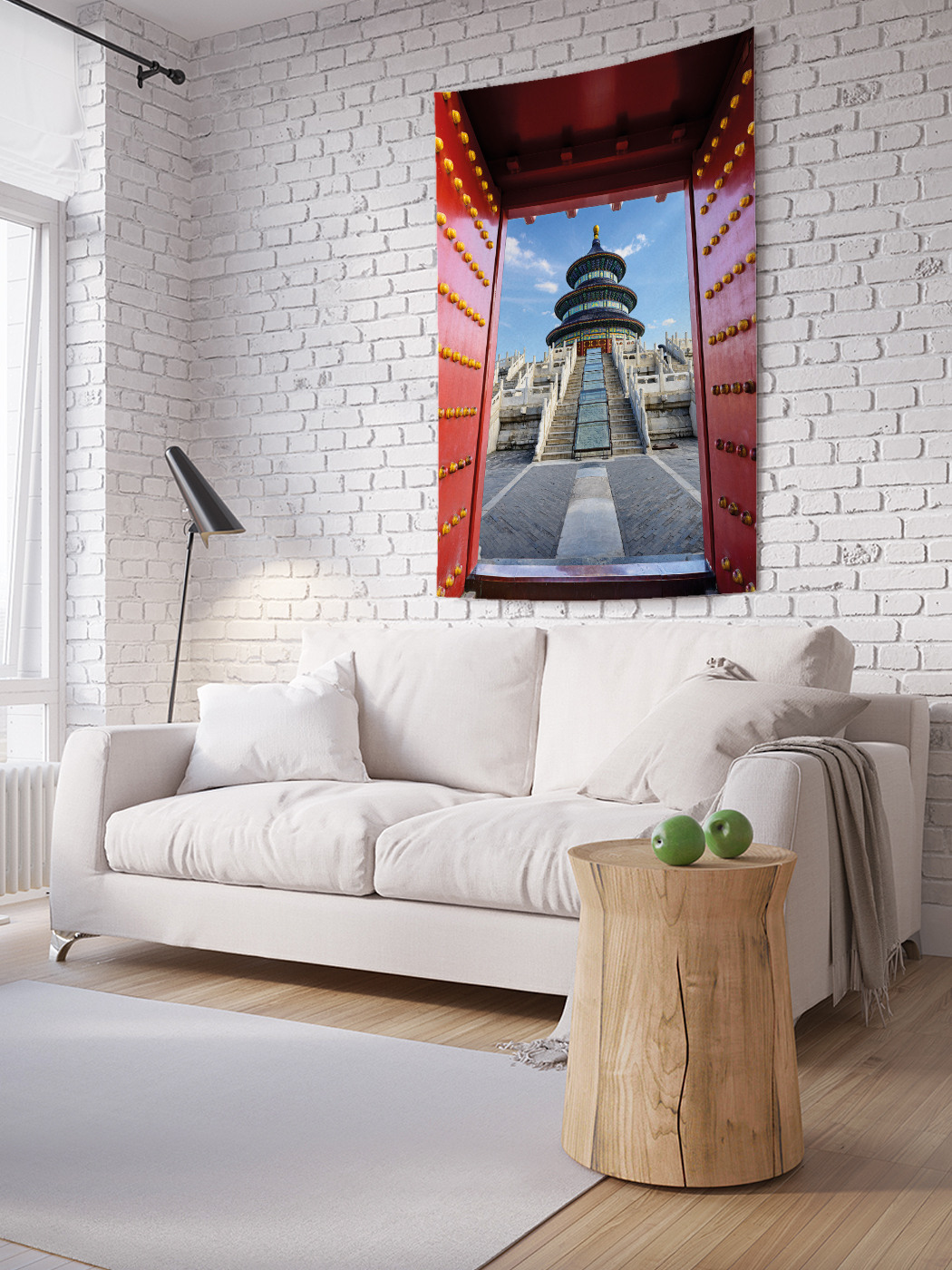 

Вертикальное фотопанно на стену JoyArty Вид на Храм Неба 150x200 см, Вид на Храм Неба