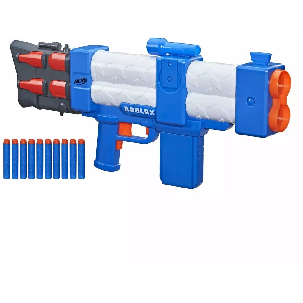 Бластер игрушечный NERF Hasbro Roblox Arsenal Pulse Laser, F2484EU4 замок противоугонный 15 х 1500 мм трос в пластик оболочке 2 ключа pulse зеленый