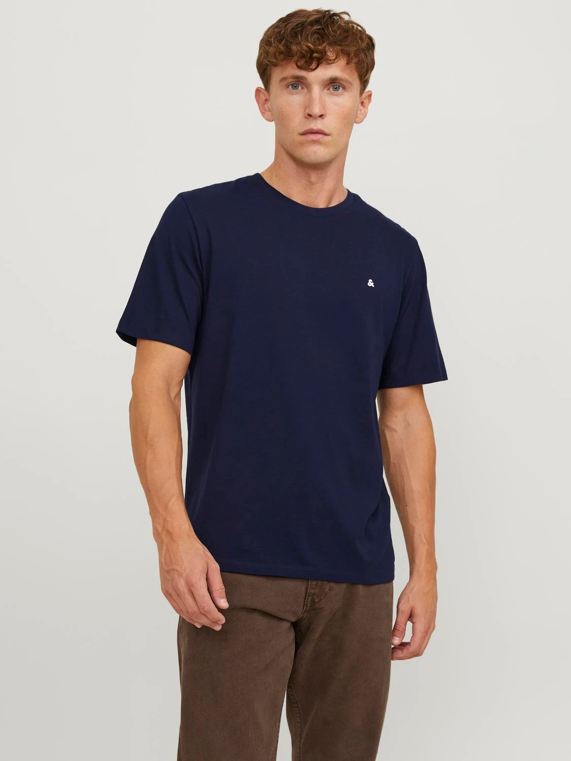 

Футболка мужская Jack & Jones 12245087 синяя M, Синий, 12245087