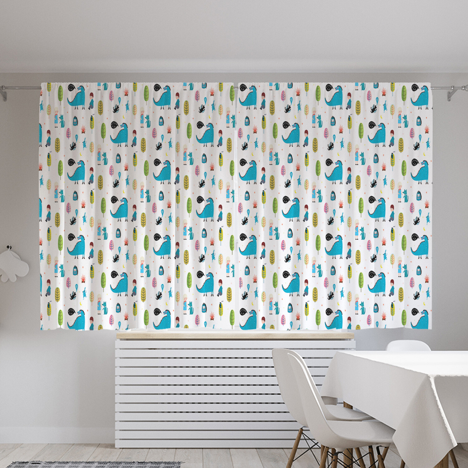 

Шторы с фотопечатью JoyArty "Мальчик и девочка" из сатена, 290х180 см, Мальчик и девочка