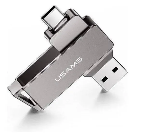 

Флешка USAMS 64 ГБ Матово-черный (ZB200UP01), 64Gb