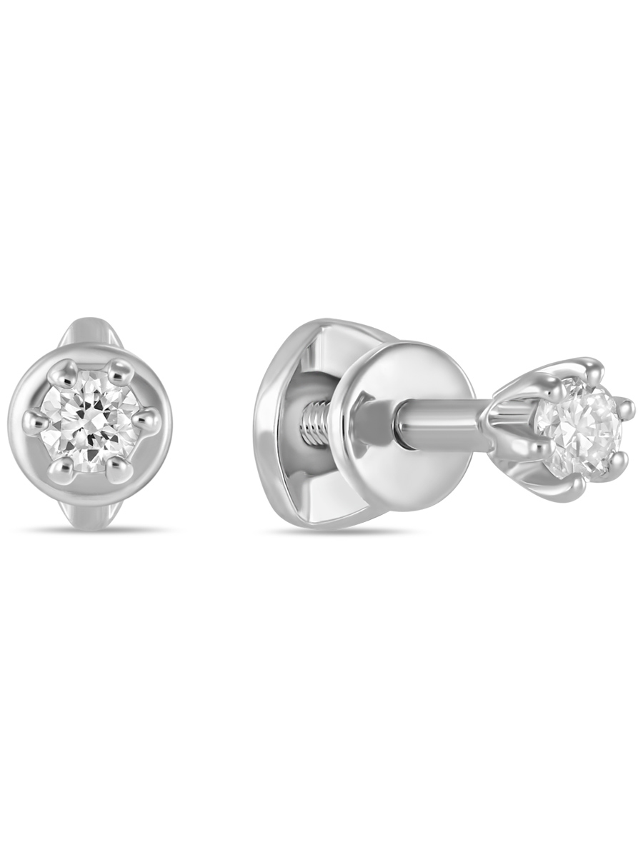 

Серьги из золота с бриллиантом выращенным MIUZ Diamonds E01-MLN149-010, E01-MLN149-010
