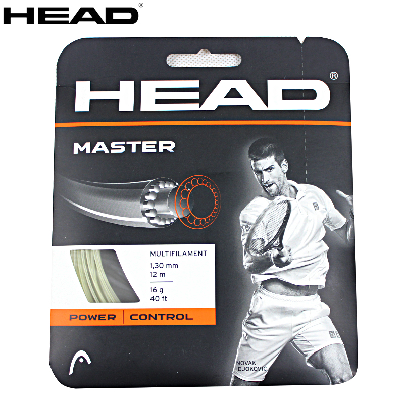 

Струна для тенниса HEAD 12m Master, Yellow, 1.40, Желтый