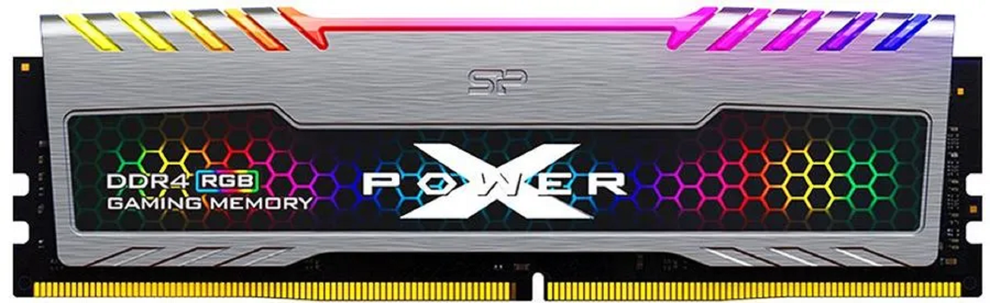 Оперативная память Silicon Power XPower Turbine RGB 8Gb DDR4 3600MHz (SP008GXLZU360BSB)