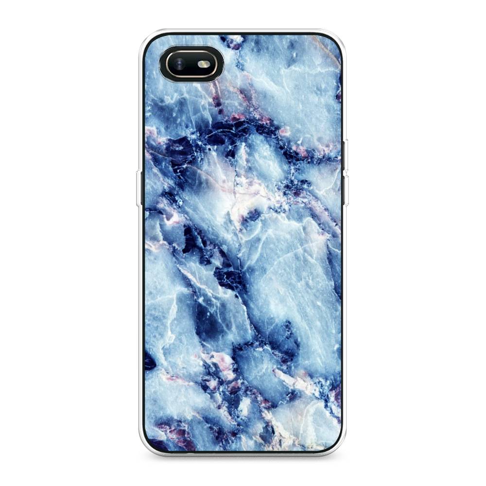 

Чехол для Oppo A1k "Мрамор с синими прожилками", Синий, 252150-3