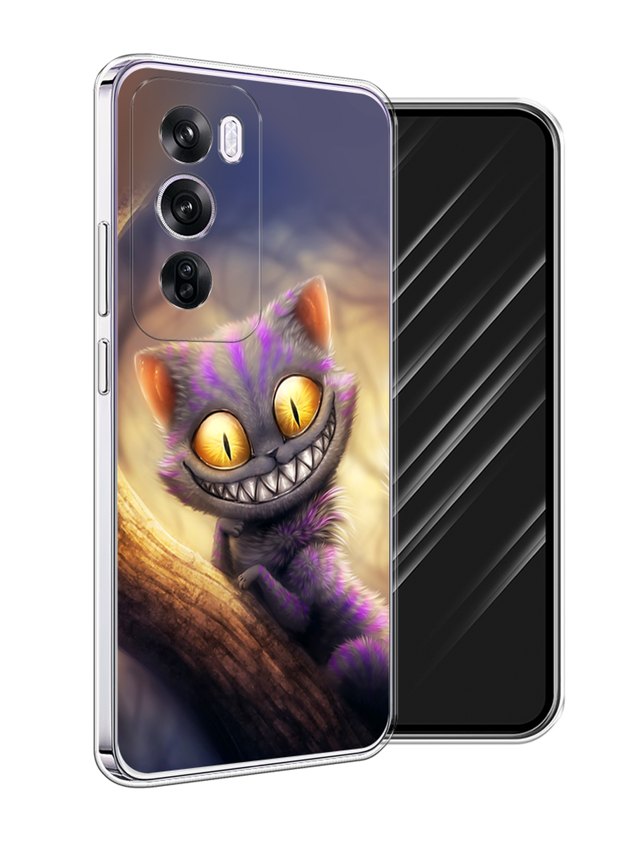 

Чехол Awog на Oppo Reno 12 Pro "Cheshire Cat", Фиолетовый;желтый, 2517150-1