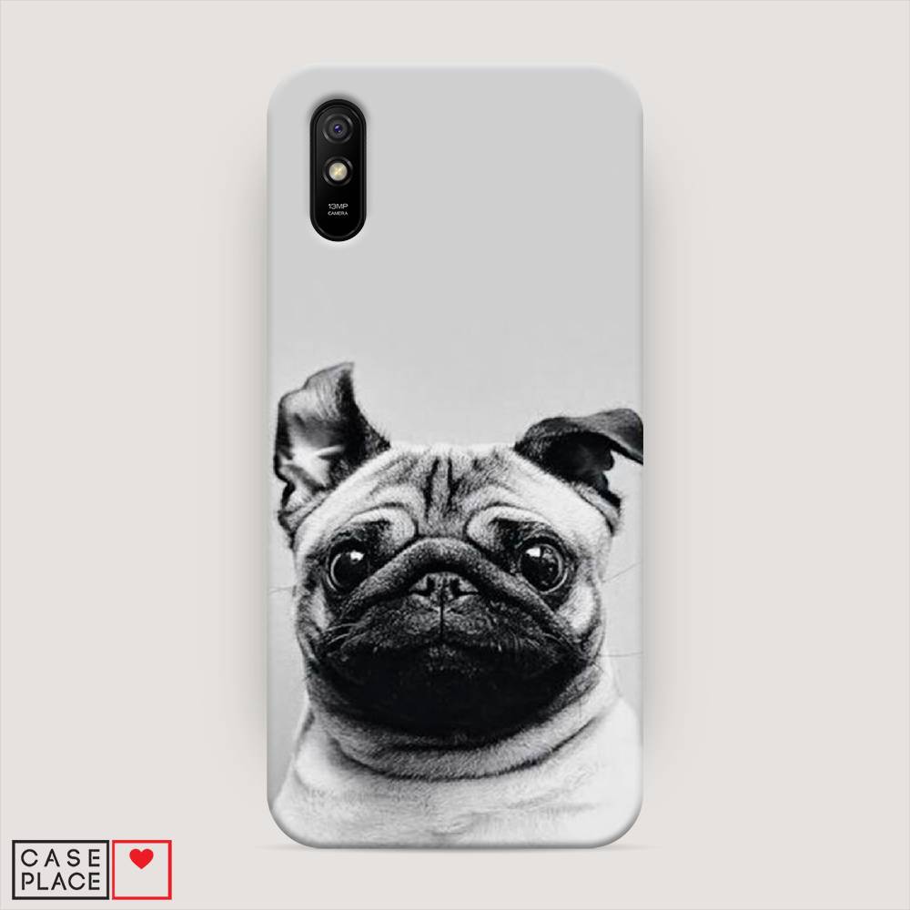 

Пластиковый чехол "Ушастый мопс" на Xiaomi Redmi 9A, 38920-1