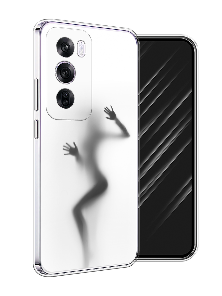 

Чехол Awog на Oppo Reno 12 Pro "Девушка в душе", Серый;белый;черный, 2517150-1