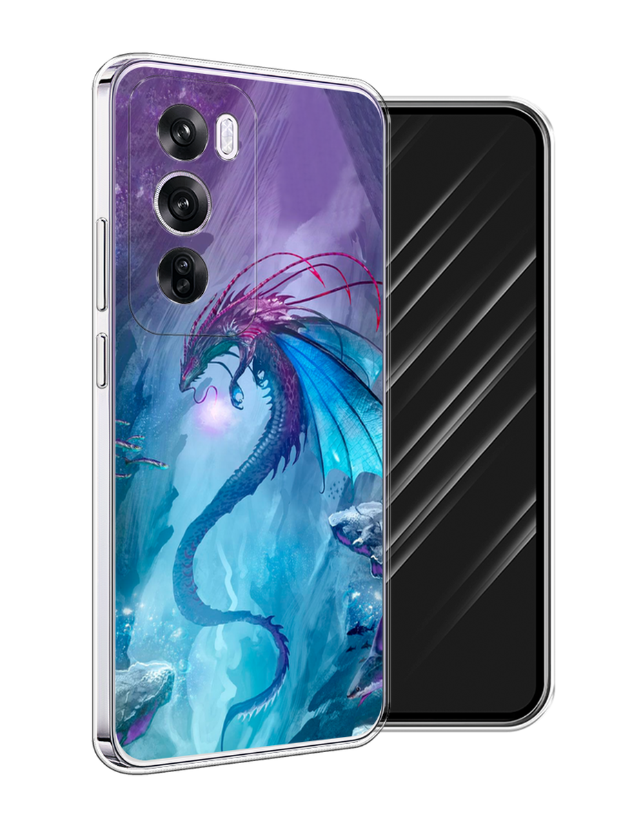 

Чехол Awog на Oppo Reno 12 Pro "Водный дракон", Голубой;фиолетовый;синий, 2517150-1