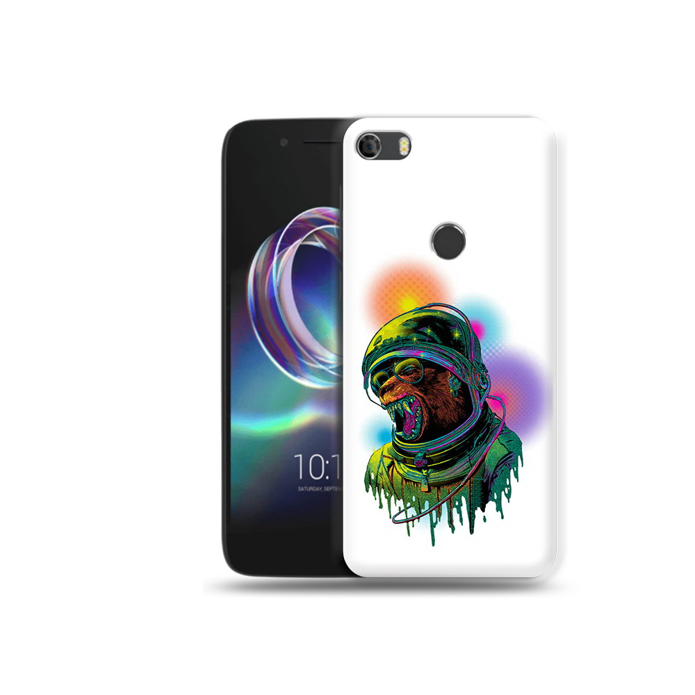 

Чехол MyPads Tocco для Alcatel Idol 5 медведь космонавт (PT82010.678.466), Прозрачный, Tocco
