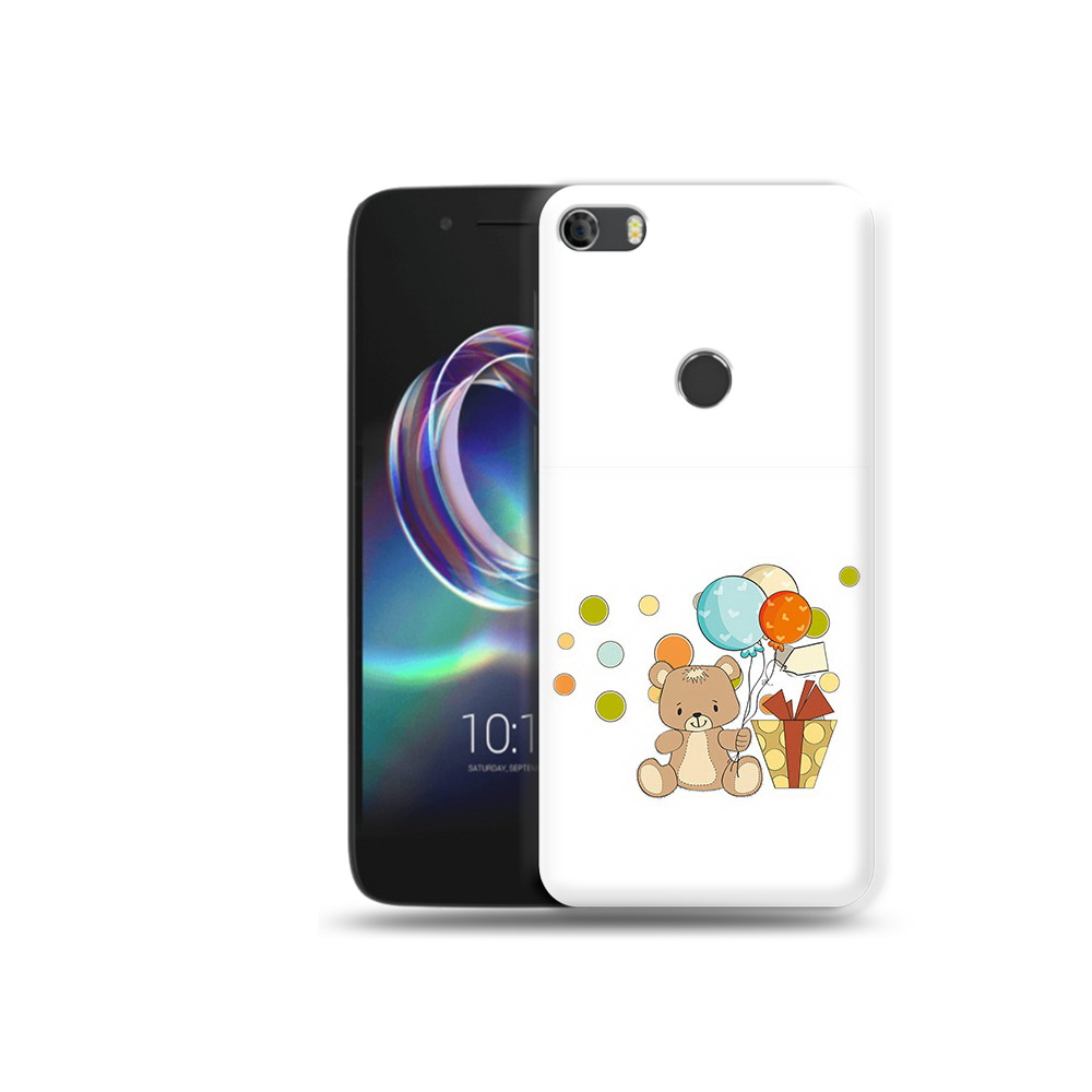 

Чехол MyPads Tocco для Alcatel Idol 5 медвеженок с подарком (PT82010.678.470), Прозрачный, Tocco
