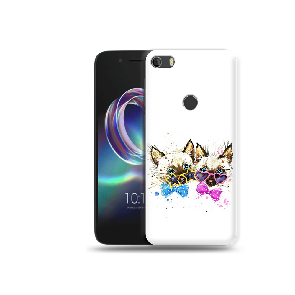 

Чехол MyPads Tocco для Alcatel Idol 5 милые котята, Прозрачный, Tocco