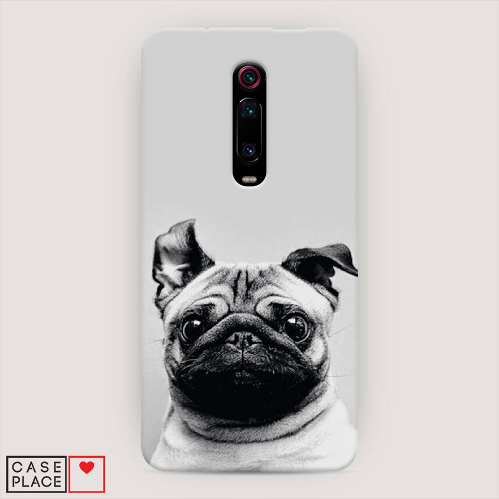

Пластиковый чехол "Ушастый мопс" на Xiaomi Redmi K20 Pro, 35620-1