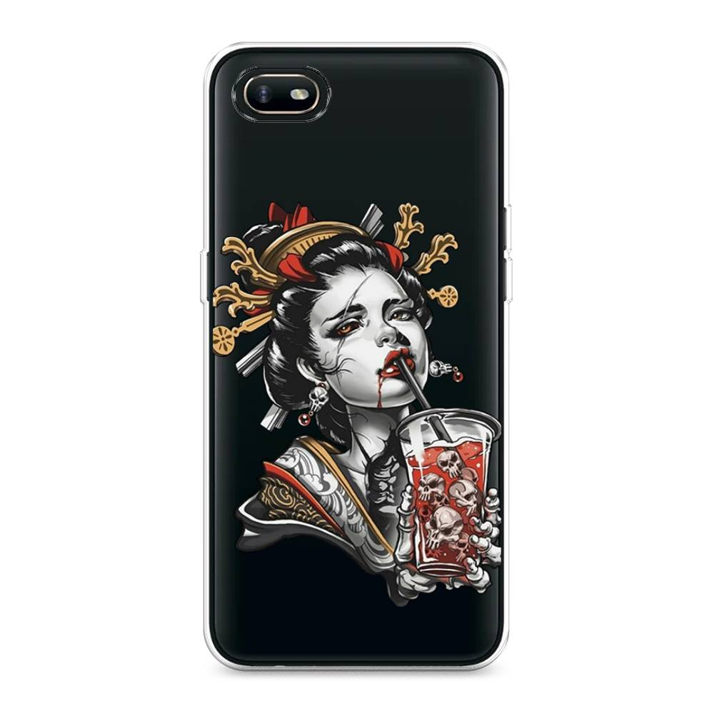 

Чехол для Oppo A1k "Опасная гейша", Красный;черный;серый, 252150-4