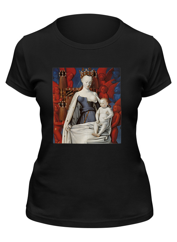 

Футболка женская Printio Дева мария (маленский диптих) черная 2XL, Черный, Дева мария (маленский диптих)