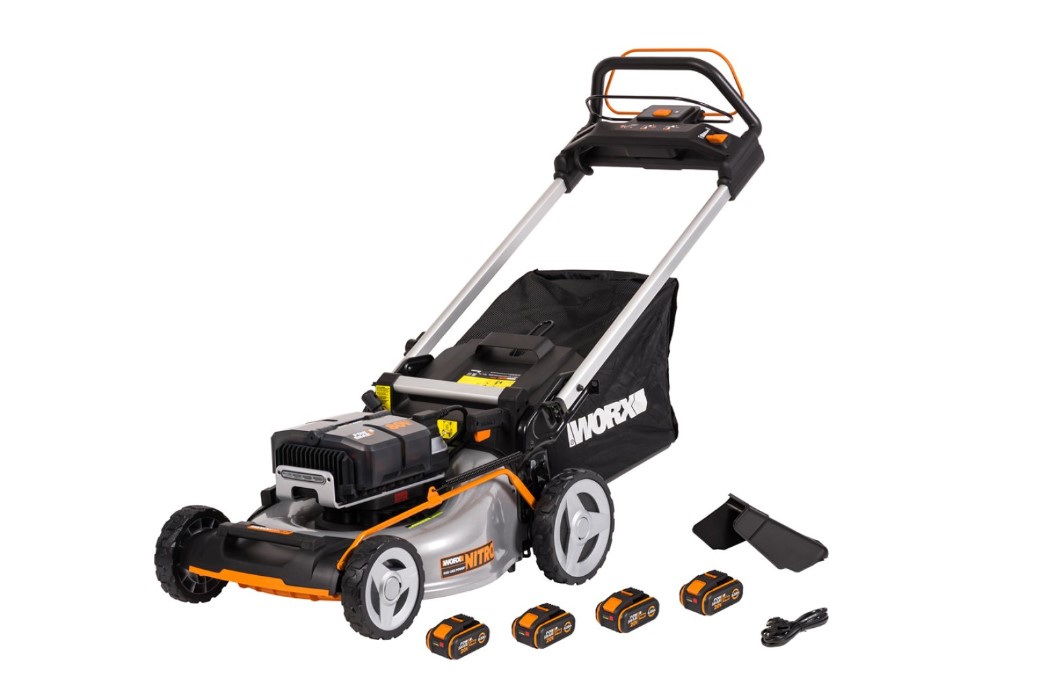 Газонокосилка аккумуляторная самоходная WORX WG761E 80В 51 см 4Ачх2