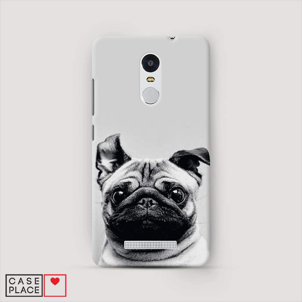 

Пластиковый чехол "Ушастый мопс" на Xiaomi Redmi Note 3