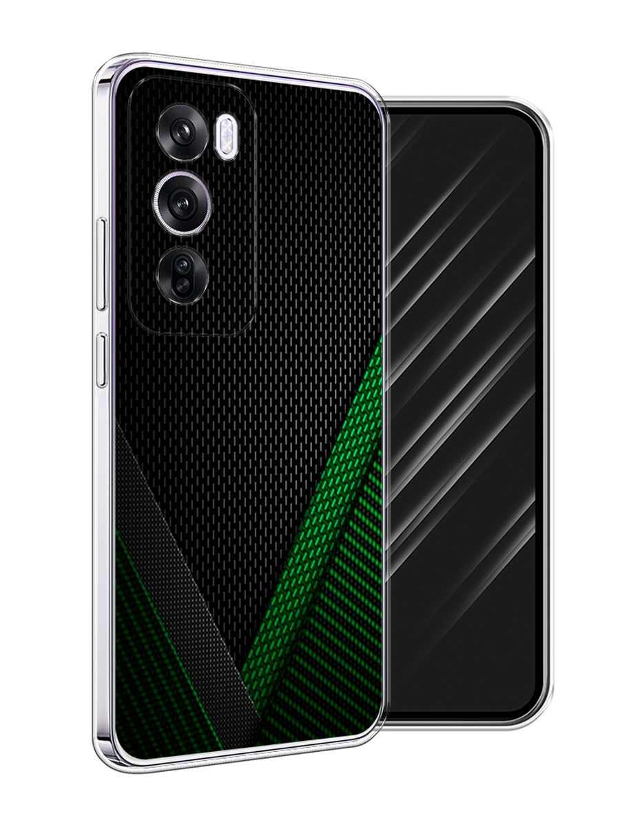 

Чехол Awog на Oppo Reno 12 Pro "Зеленый карбон", Черный;зеленый, 2517150-1