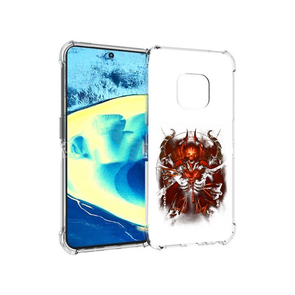 

Чехол MyPads Tocco для Nokia XR20 яркий демон (PT161671.111.708), Прозрачный, Tocco