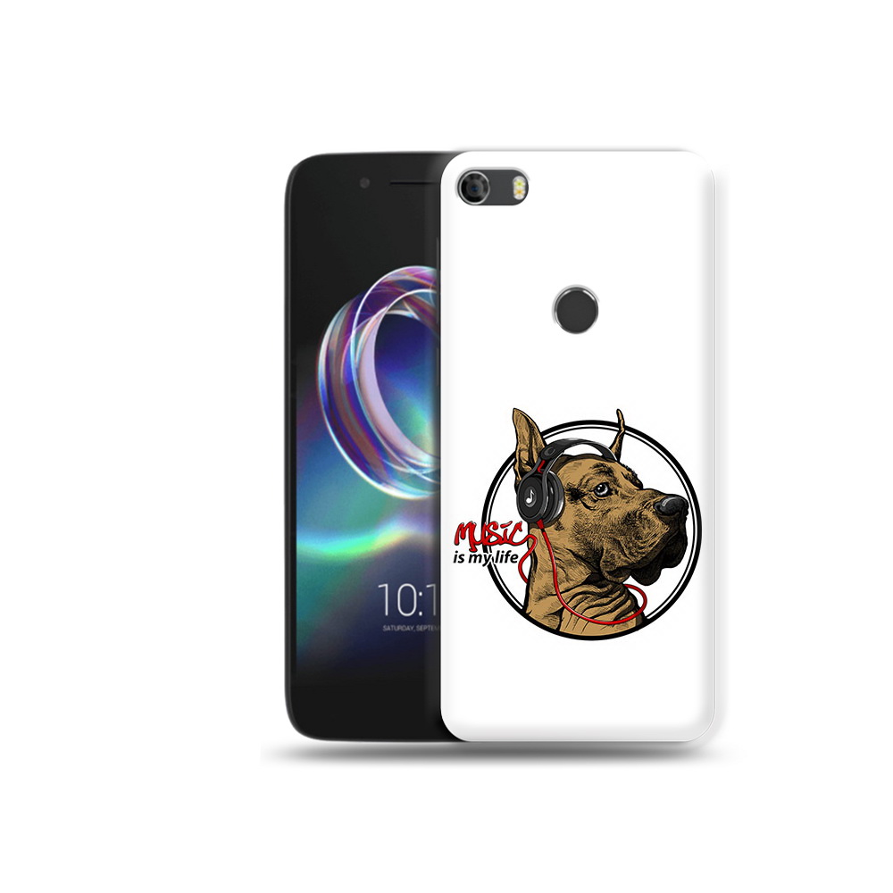 

Чехол MyPads Tocco для Alcatel Idol 5 музыкальная собака (PT82010.678.490), Прозрачный, Tocco