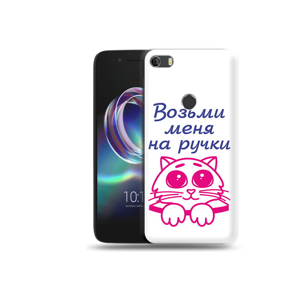 

Чехол MyPads Tocco для Alcatel Idol 5 мяу (PT82010.678.491), Прозрачный, Tocco