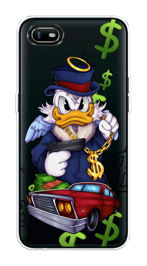 

Чехол на Oppo A1k "Scrooge McDuck with a Gold Chain", Красный;синий;белый, 252150-6