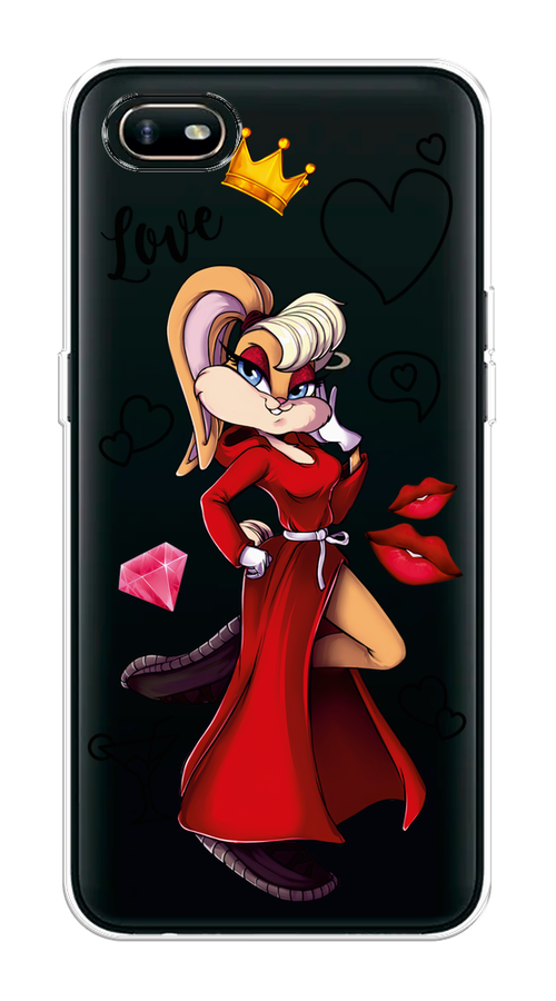 

Чехол на Oppo A1k "Rich Lola Bunny", Красный;бежевый;оранжевый, 252150-6