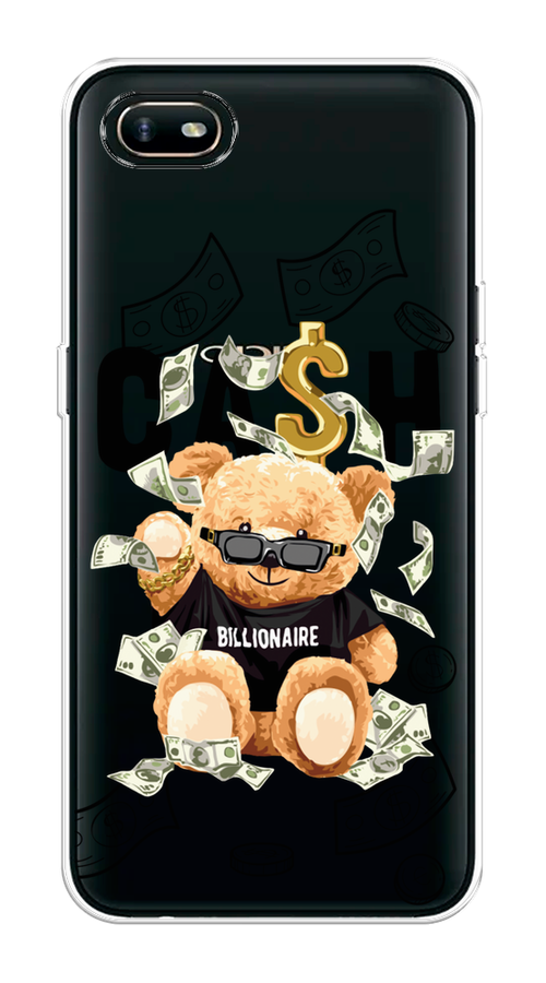 

Чехол на Oppo A1k "Big cash", Черный;серый;бежевый, 252150-6