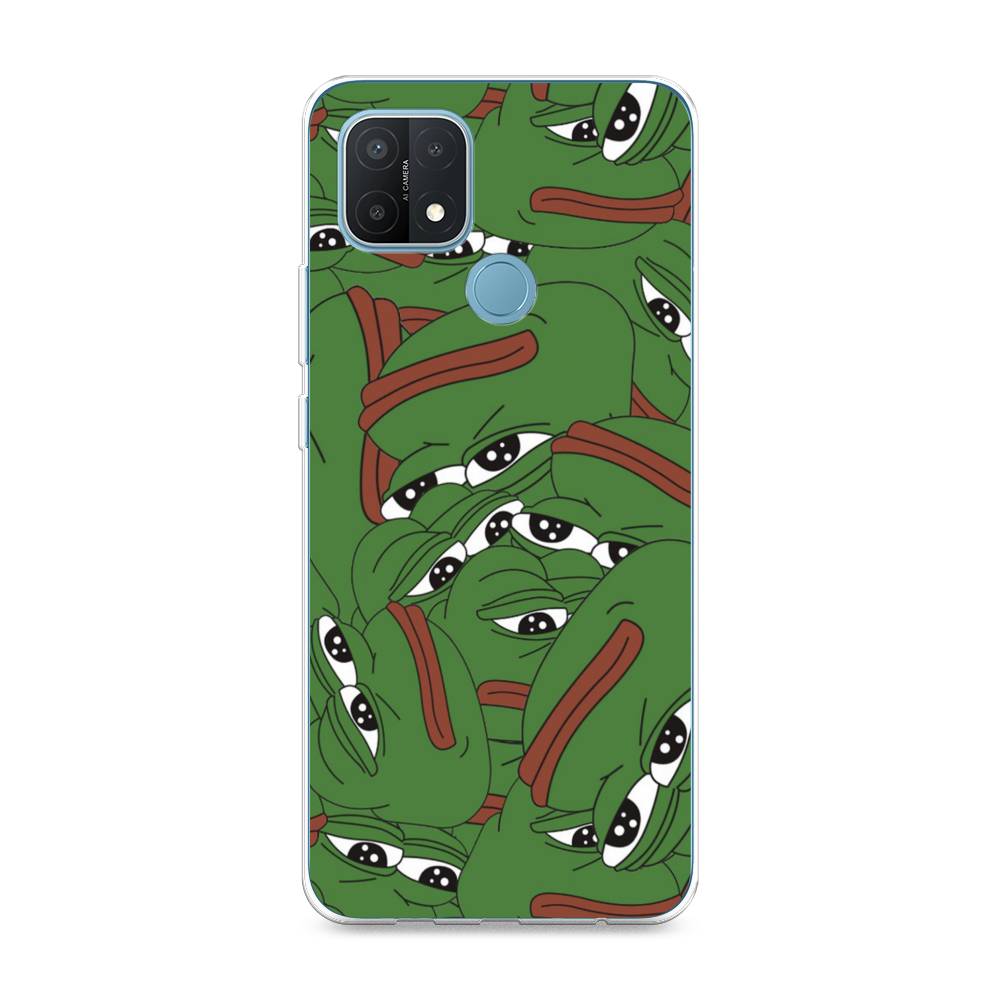 

Чехол Awog на Oppo A15/A15s "Печальный frog", Разноцветный, 254750-9