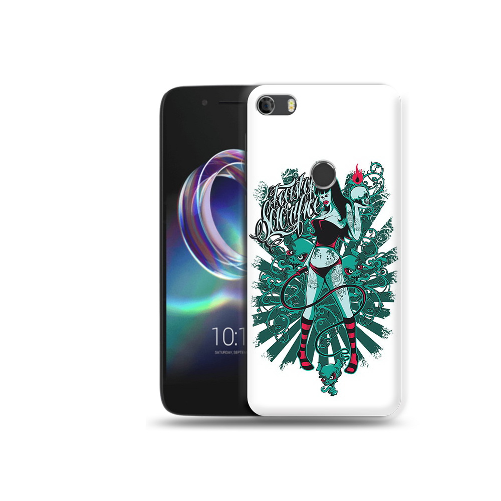 

Чехол MyPads Tocco для Alcatel Idol 5 нарисованная девушка в татуировках (PT82010.678.499), Прозрачный, Tocco