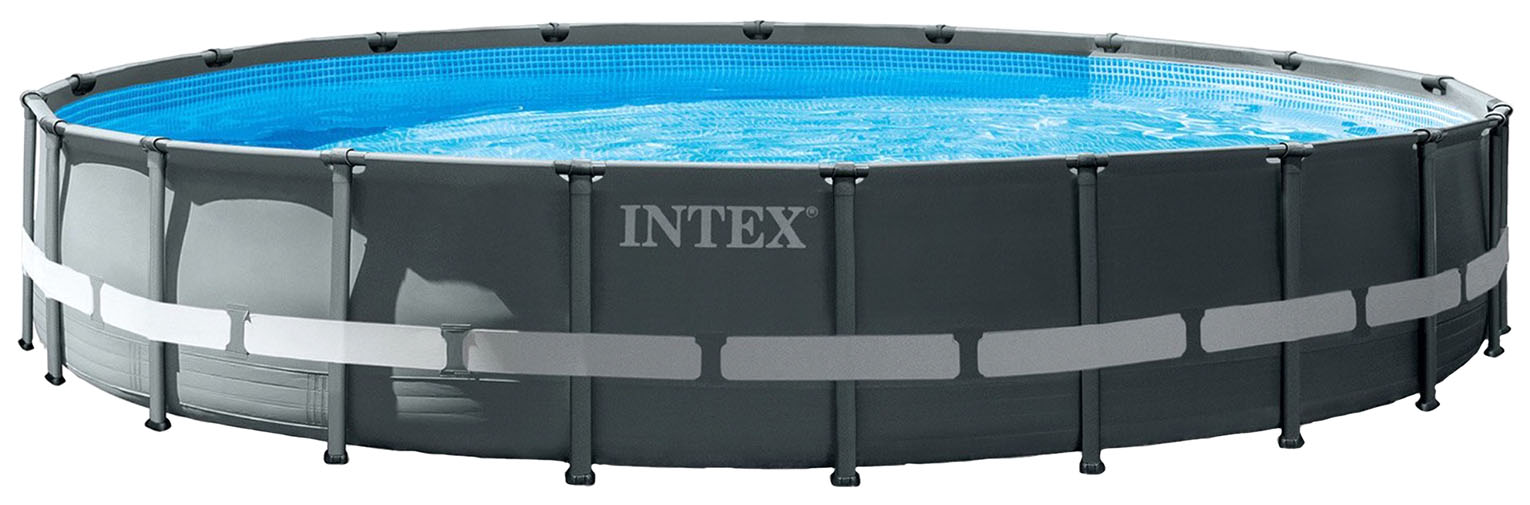 Каркасный бассейн Intex Ultra XTR Frame 26334 610х610х122 см серый