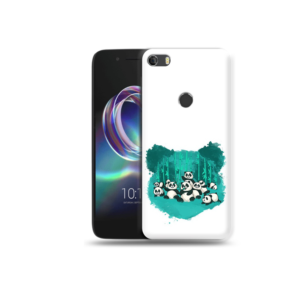 

Чехол MyPads Tocco для Alcatel Idol 5 нарисованные панды (PT82010.678.508), Прозрачный, Tocco